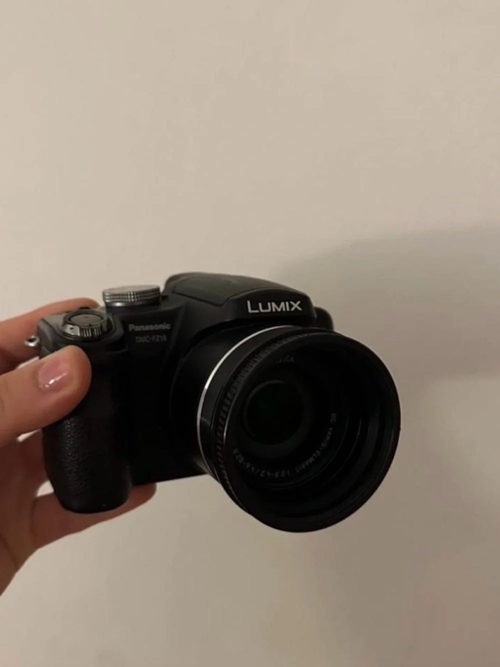 Panasonic Lumix Black Compact Bridge Camera with Zoom Lens